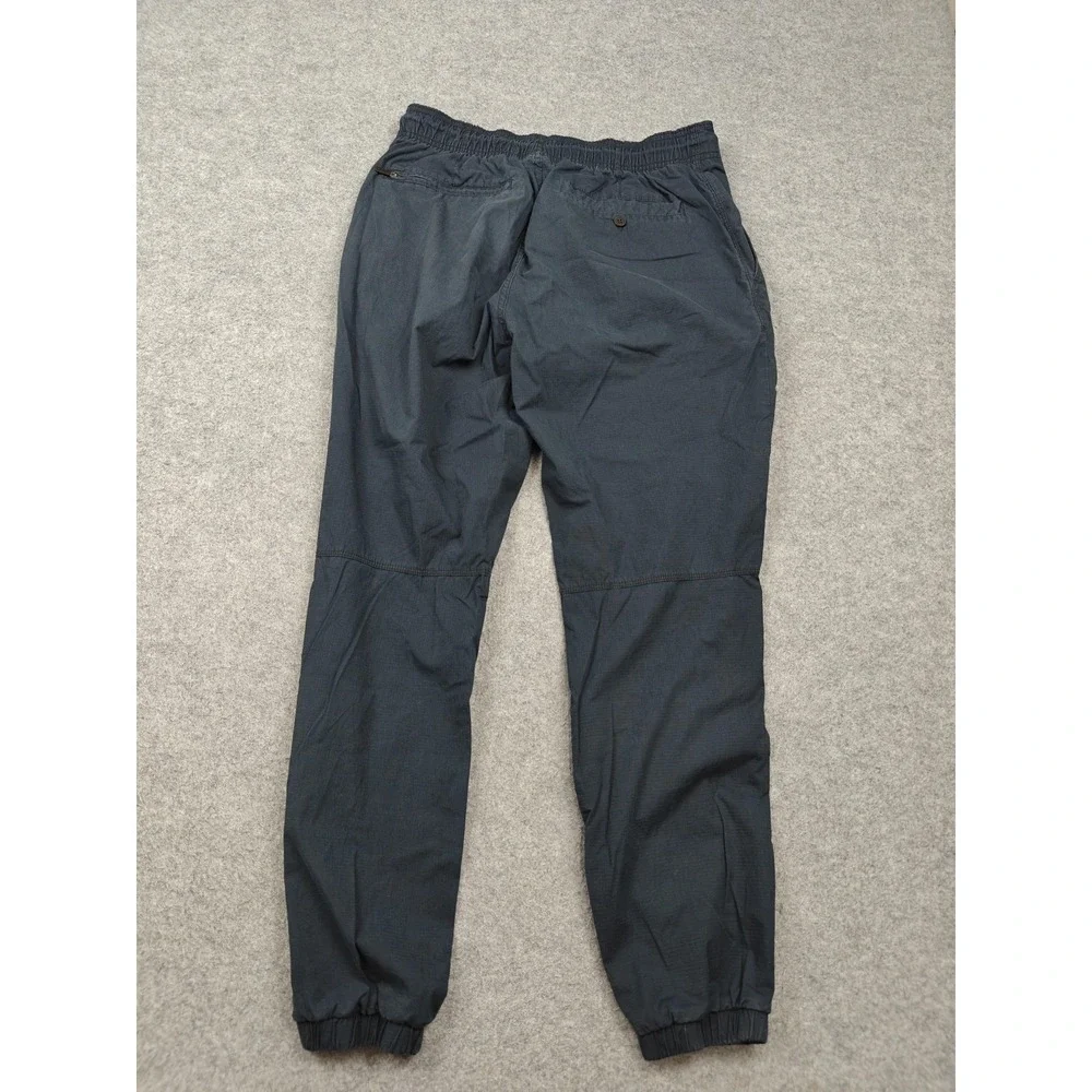 Jordan Pants Mens Medium Blue Woven Joggers Elastic Waist Zip Fly Pockets